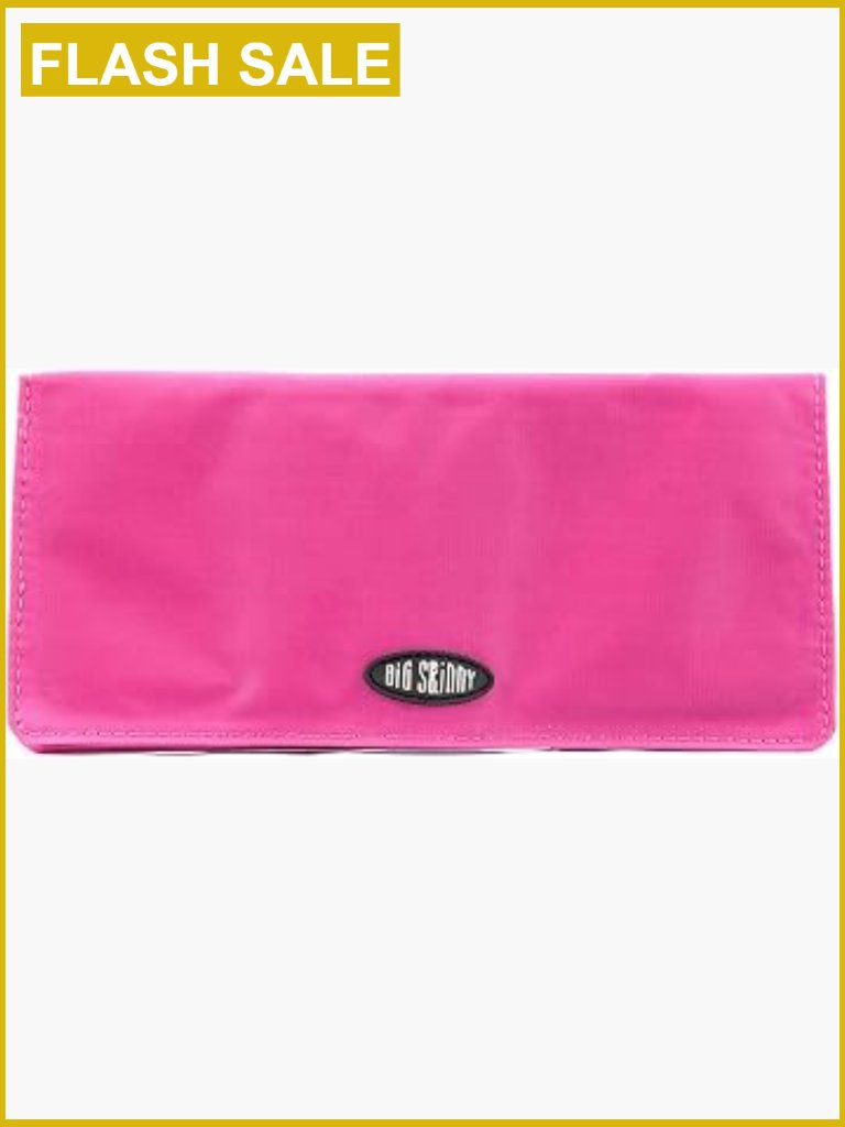 Bi-Fold Checkbook Wallet Holds 40 Cards Slim Microfiber